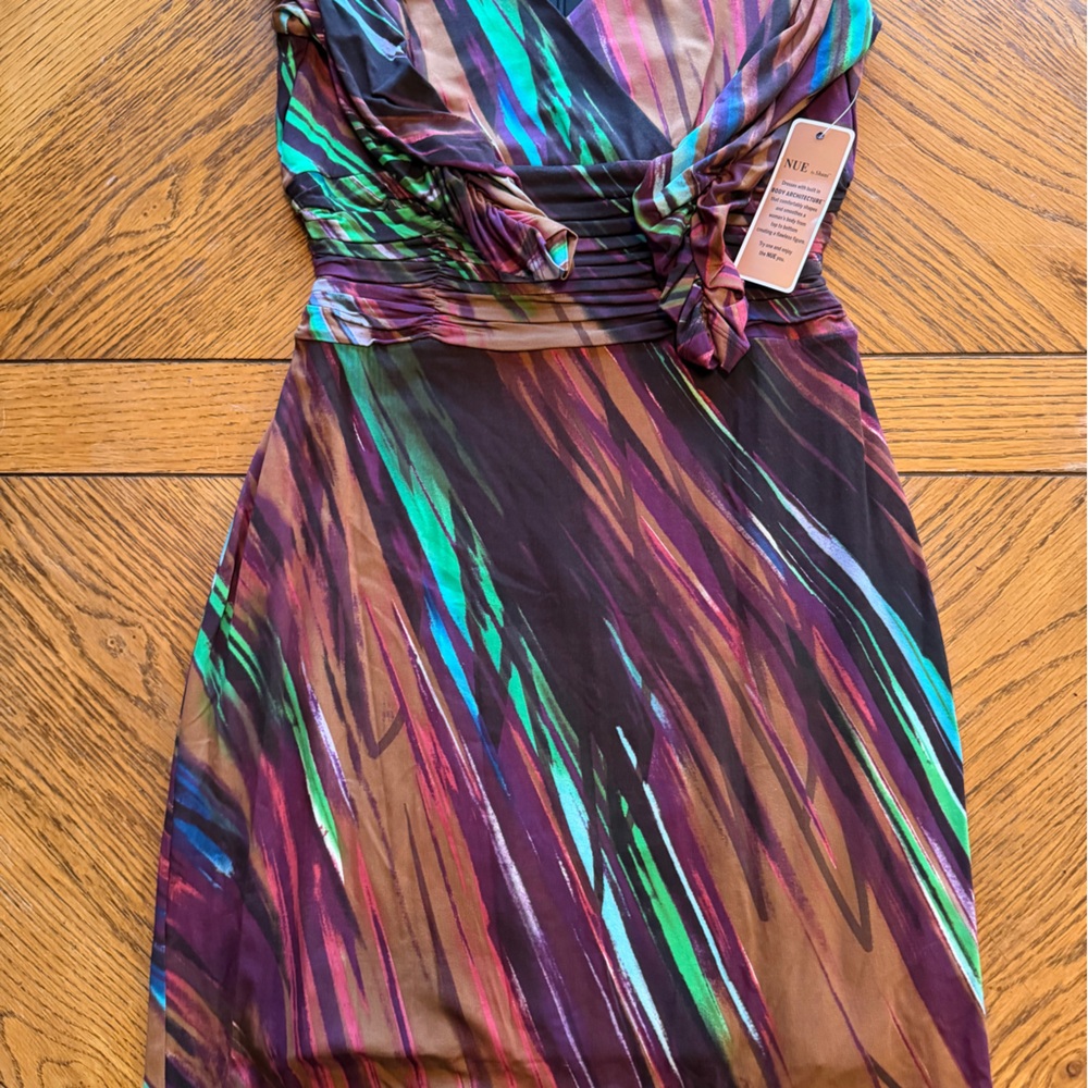SHAN Multicolor Asymmetrical Dress